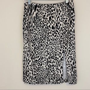 Boston Proper Cheetah Print Skirt.
